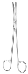 Wertheim nůžky břišní tupé zahnuté; 22,5 cm