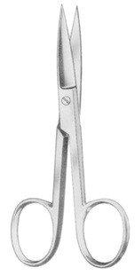 Nůžky na nehty rovné; 10,5 cm