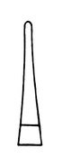 Eufrate Pasque jehelec tvrdokov; 14,0 cm